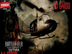 Postal: Cartel de la serie de videojuegos Battlefield (Bad Company 2, Vietnam)