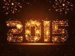 Fuegos artificiales en el "Año Nuevo 2015"