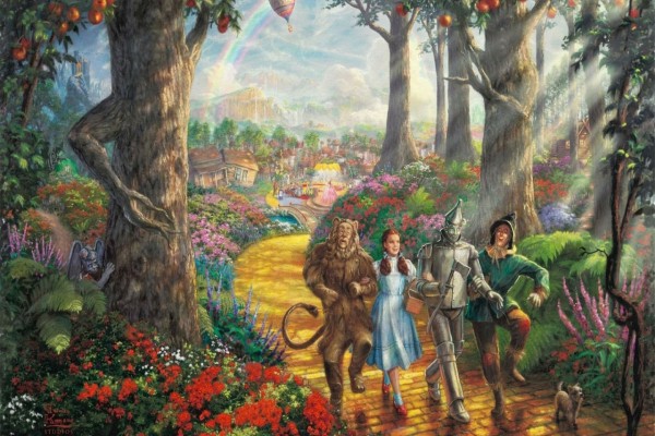 Escena del Mago de Oz