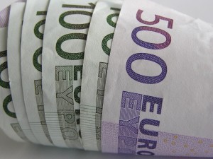 Billetes de 500 y 100 euros