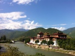 Río Mo Chu en Punakha (Bután)
