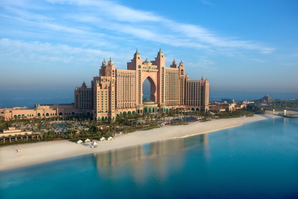 Hotel Atlantis construido en el mar (Dubái)