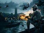 Guerra bajo la lluvia en Battlefield 4