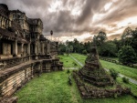 Verdor en el templo Angkor Wat