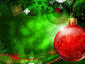 Postal: Adornos navideños para decorar en los días de fiesta