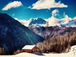 Espléndido paisaje alpino