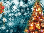 Luces en el árbol de Navidad