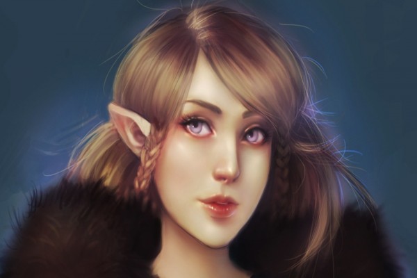 Una guapa elfa