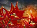 Magníficos tulipanes en 3D