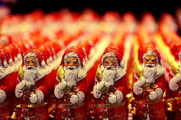 Santa Claus de chocolate (Lindt)