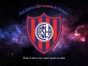 Postal: Escudo del Club Atlético San Lorenzo de Almagro (Argentina)