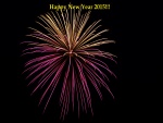 Fuegos artificiales y ¡Feliz Año Nuevo 2015!