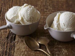 Postal: Un sencillo y delicioso helado de vainilla
