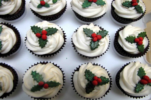 Cupcakes para comer en Navidad