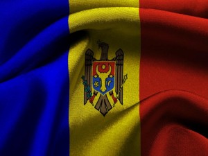 Postal: Bandera de Moldavia