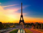 Bella imagen de la Torre Eiffel