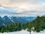 Parque Nacional Banff cubierto de nieve (Alberta, Canadá)