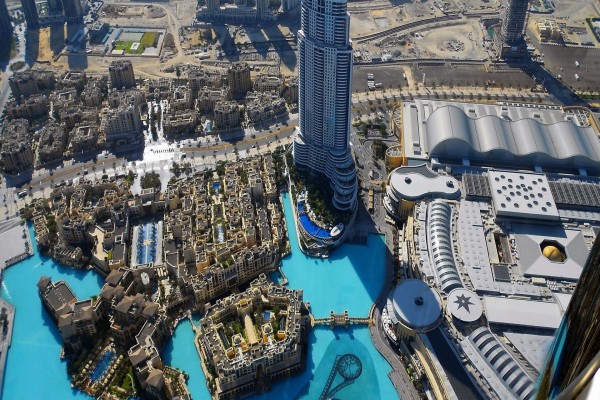 El factuoso Burj Khalifa (Dubái)