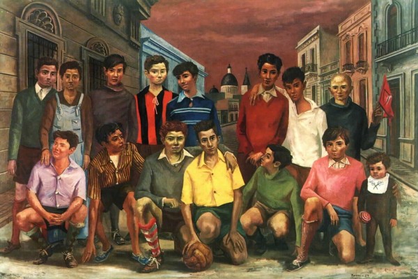 Campeones del barrio (Antonio Berni)