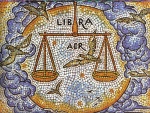 Mosaico de Libra, elemento Aire