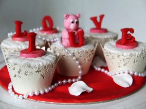 Bonitos cupcakes para el Día de San Valentín