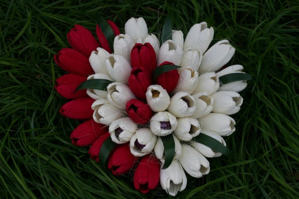 Tulipanes rellenos de bombones para regalar por San Valentín
