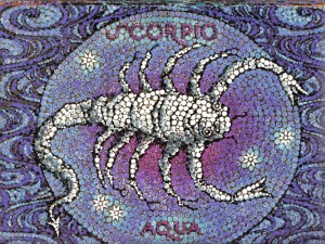 Mosaico de Escorpión, elemento Agua