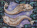 Mosaico de Piscis, elemento Agua