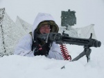 Soldado en la nieve