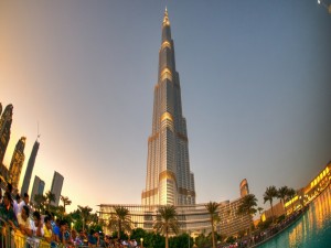 El edicicio Burj Khalifa, Dubái (Emiratos Árabes Unidos)