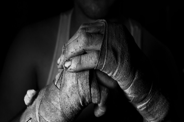 Las manos de un boxeador
