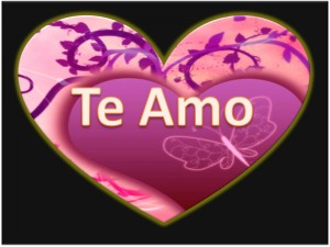 "Te Amo" mensaje para el Día de San Valentín