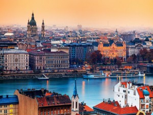 Hermosa vista de Budapest
