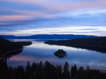 Amanecer en el lago Tahoe (California)