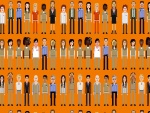Personajes pixelados de Orange is the new Black