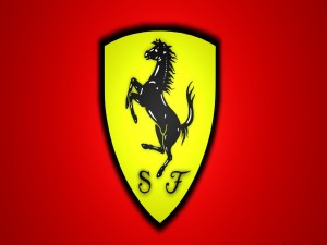 Postal: Escudo de Ferrari