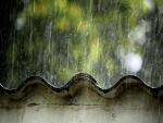 Lluvia sobre un tejado