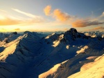 Hermosa vista de los Alpes suizos