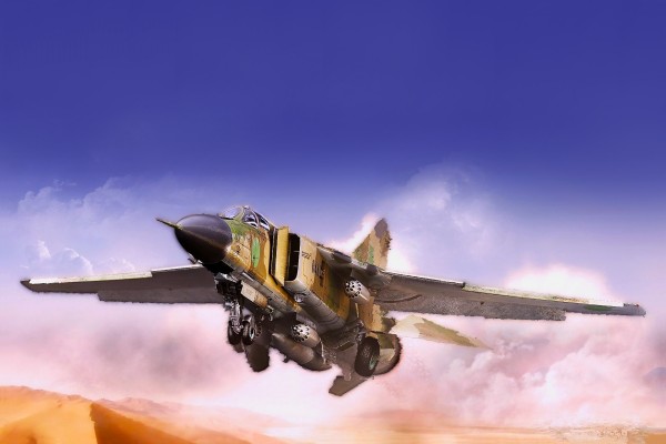 imagen de un avión militar