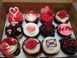 Cupcakes para regalar el Día de San Valentín