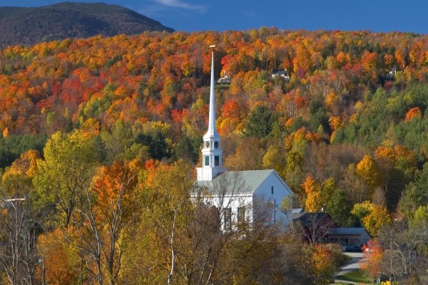 Iglesia en Stowe, Vermont