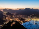 Anochece en Río de Janeiro