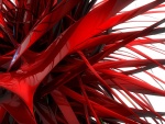 Figura abstracta roja