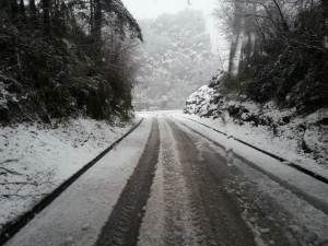 Carretera en invierno