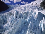 Rocas de hielo en un glaciar