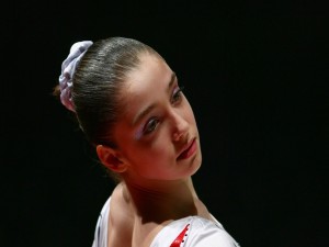 Postal: La gimnasta Aliyá Mustáfina