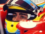 Fernando Alonso antes de una carrera