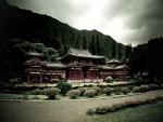 Templo budista en un entorno natural