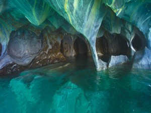 Cuevas de mármol en Lago General Carrera, Chile