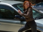 Scarlett Johansson en una escena de "Capitán América: El Soldado de Invierno"
